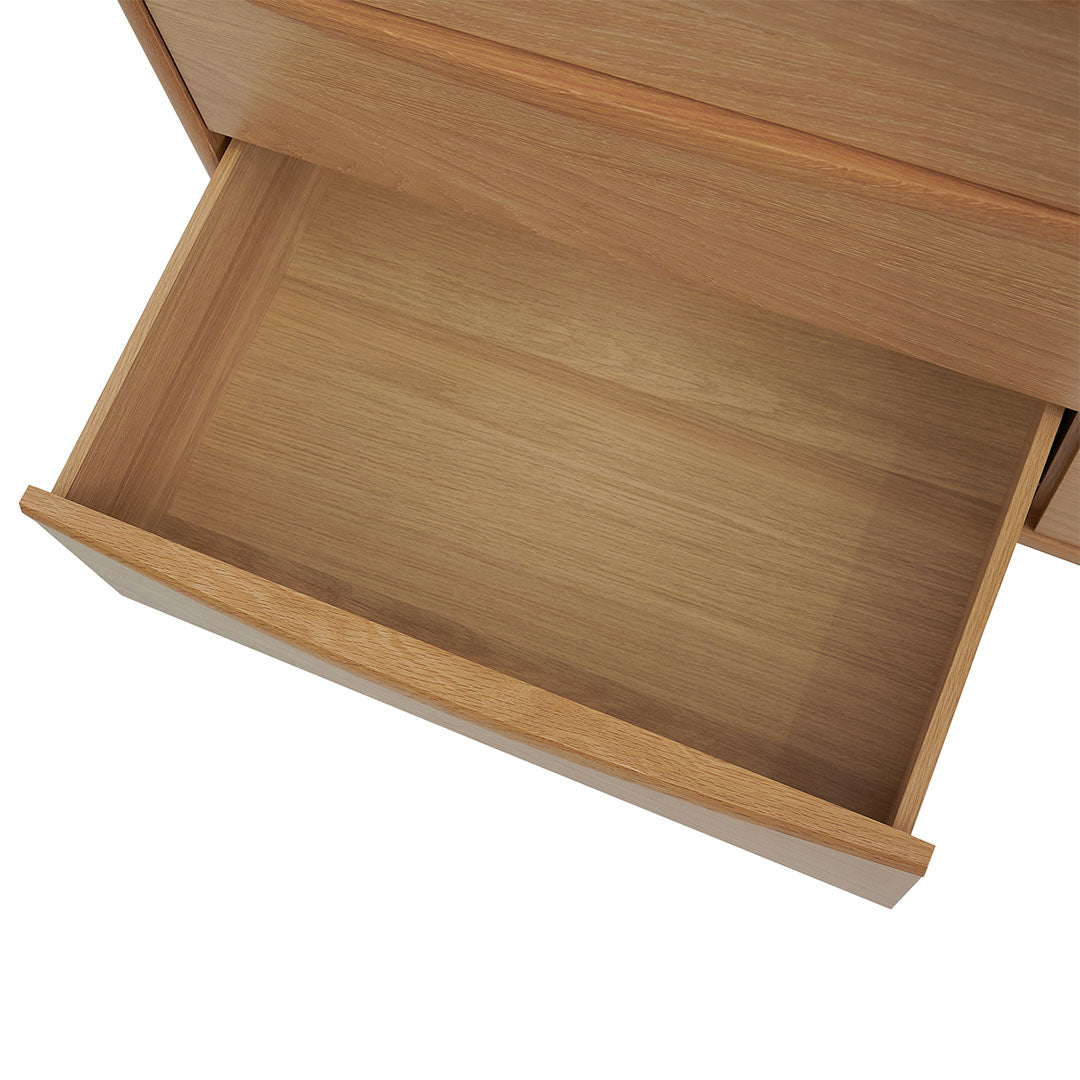 Natural Oak Six-Drawer Chest