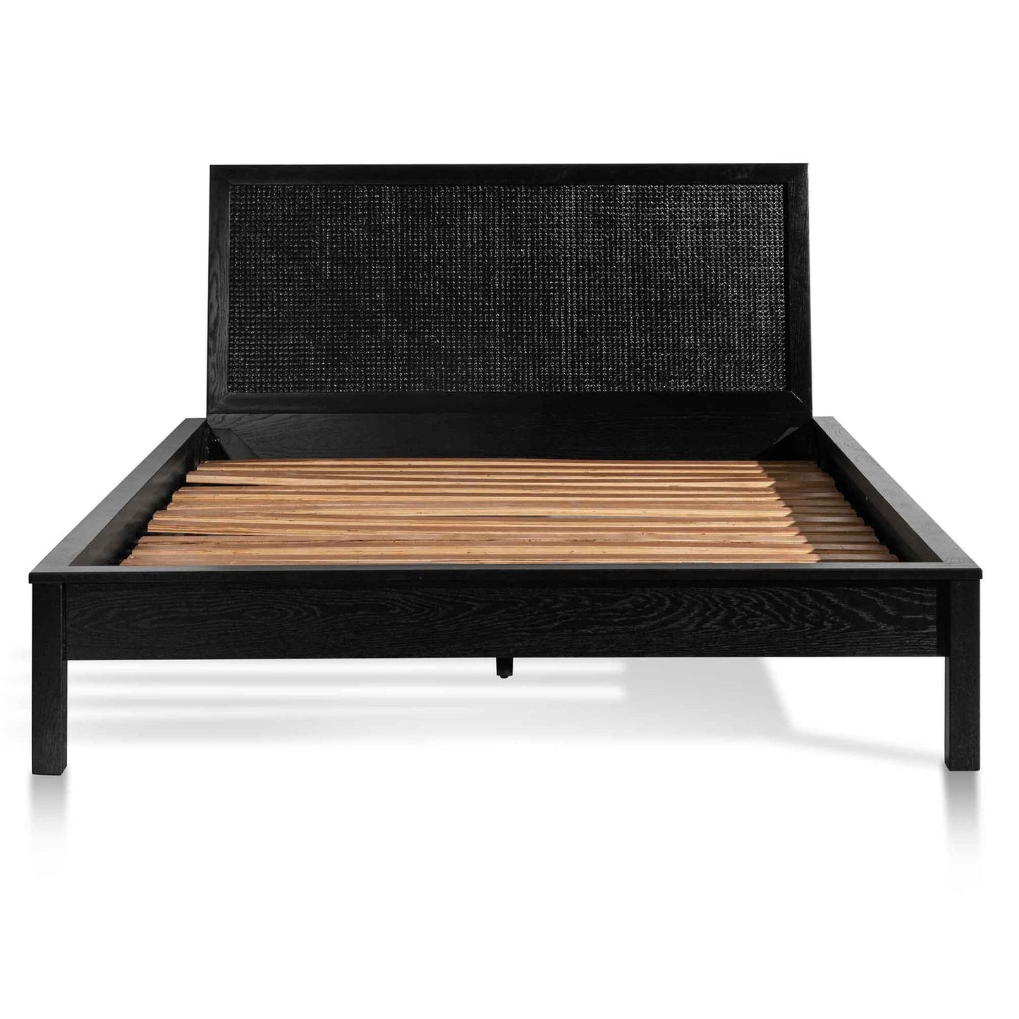 Wooden Queen Sized Bed Frame - Black