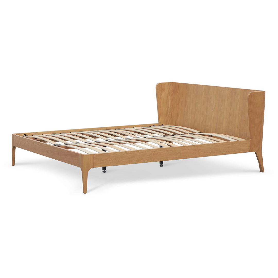 King Bed Frame - Natural Oak