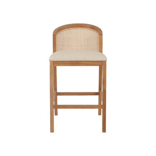 Fabric Barstool - Light Beige