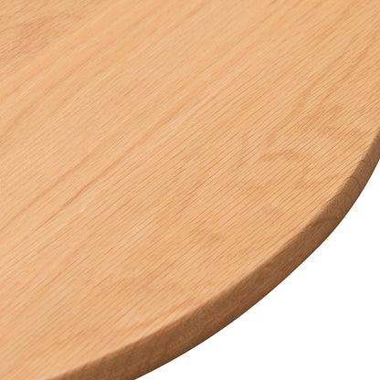 Solid Oak Round Coffee Table - Natural