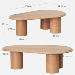 Nested Table - Natural Oak