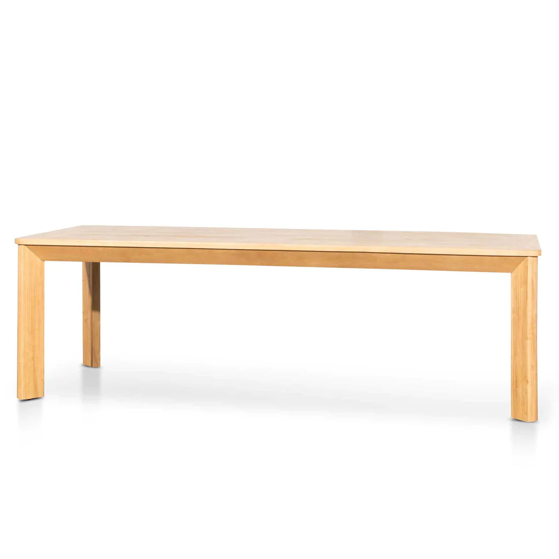 Elm Distress Natural Wood Dining Table - 2.4m