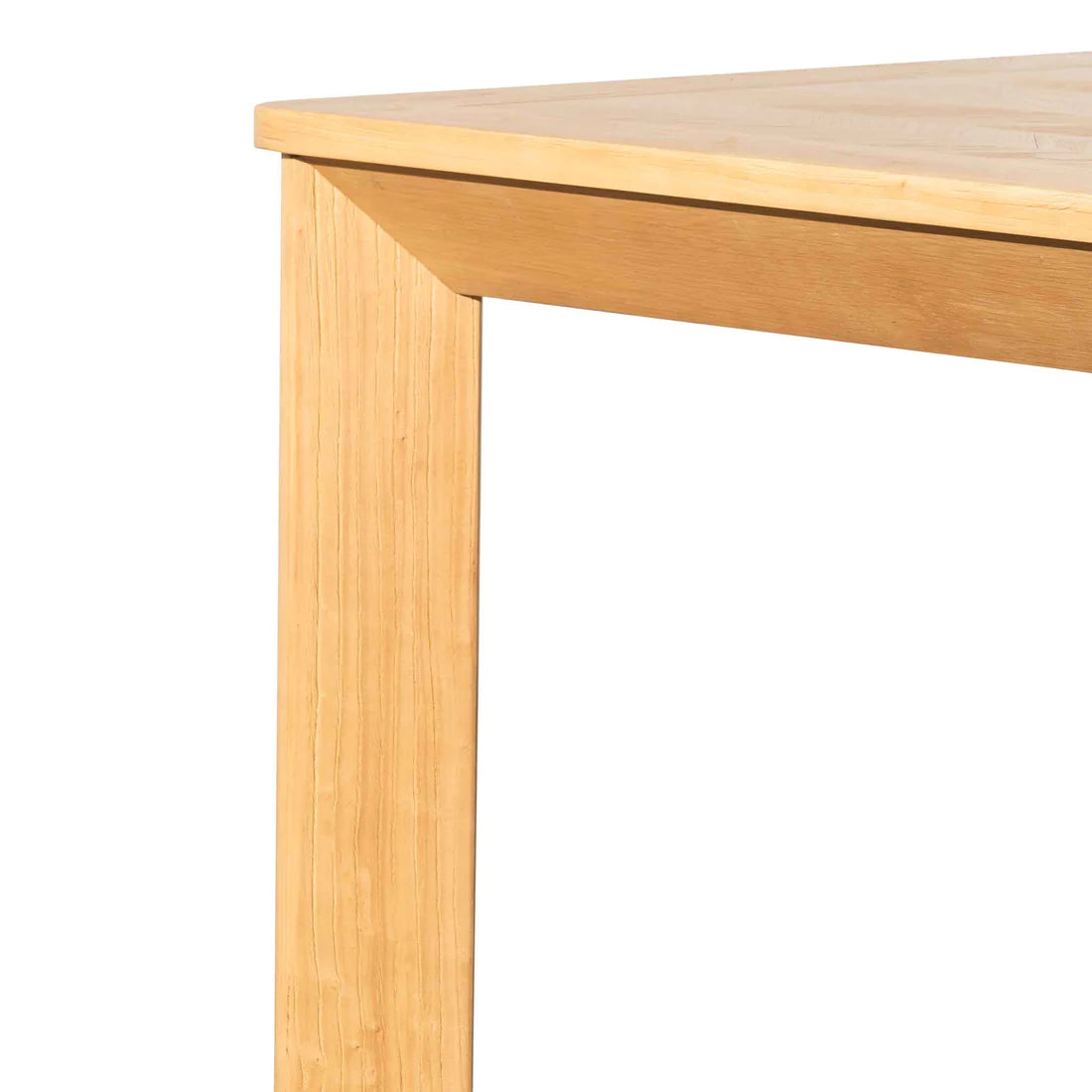 Elm Distress Natural Wood Dining Table - 2.4m