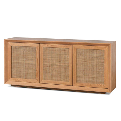 Buffet Unit with  Rattan Doors  - Natural - 1.8m