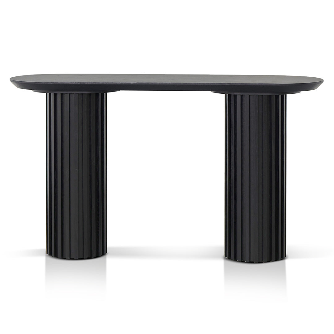 Black Oak Console Table - 1.4m