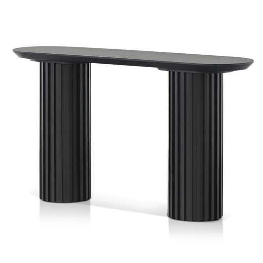 Black Oak Console Table - 1.4m