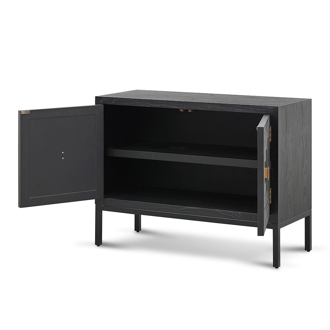 Elm Sideboard Unit - Full Black 1.08m