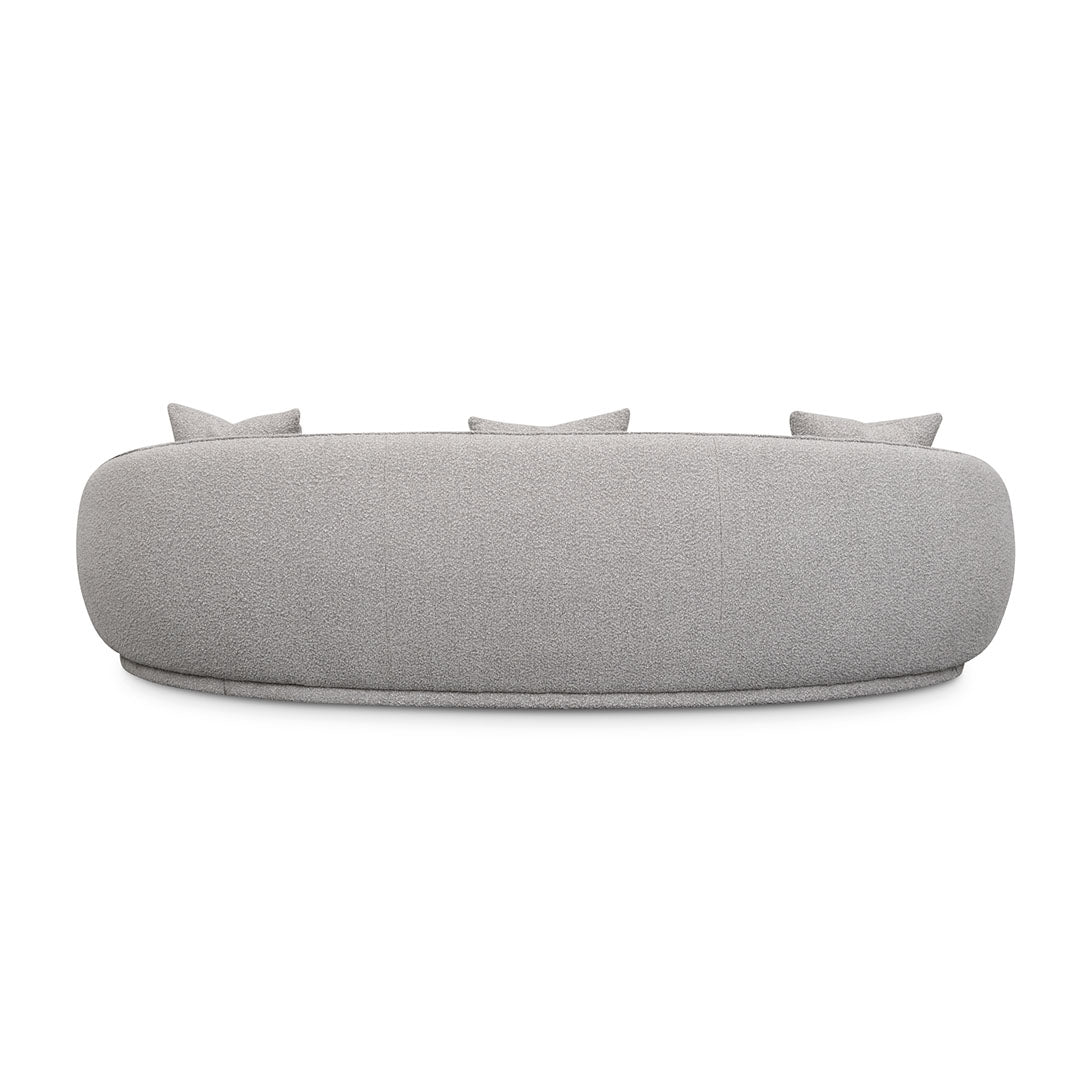 4-Seater Sofa - Ash Grey Boucle