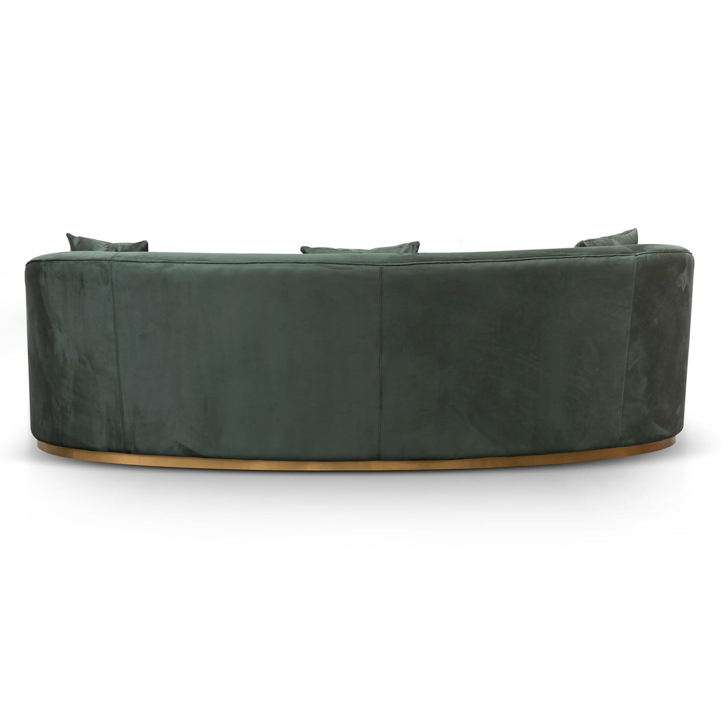 3-Seater Sofa - Dark Green Velvet