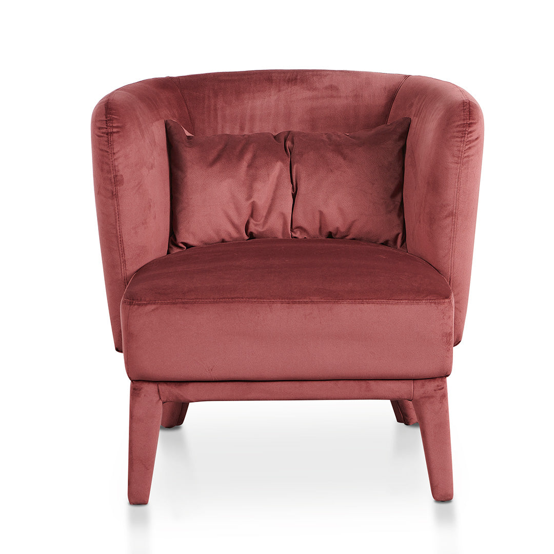 Fabric Armchair - Elegant Plum