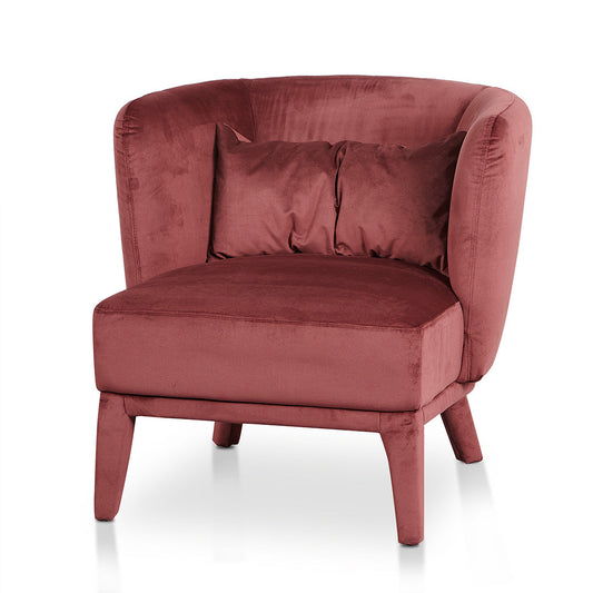 Fabric Armchair - Elegant Plum