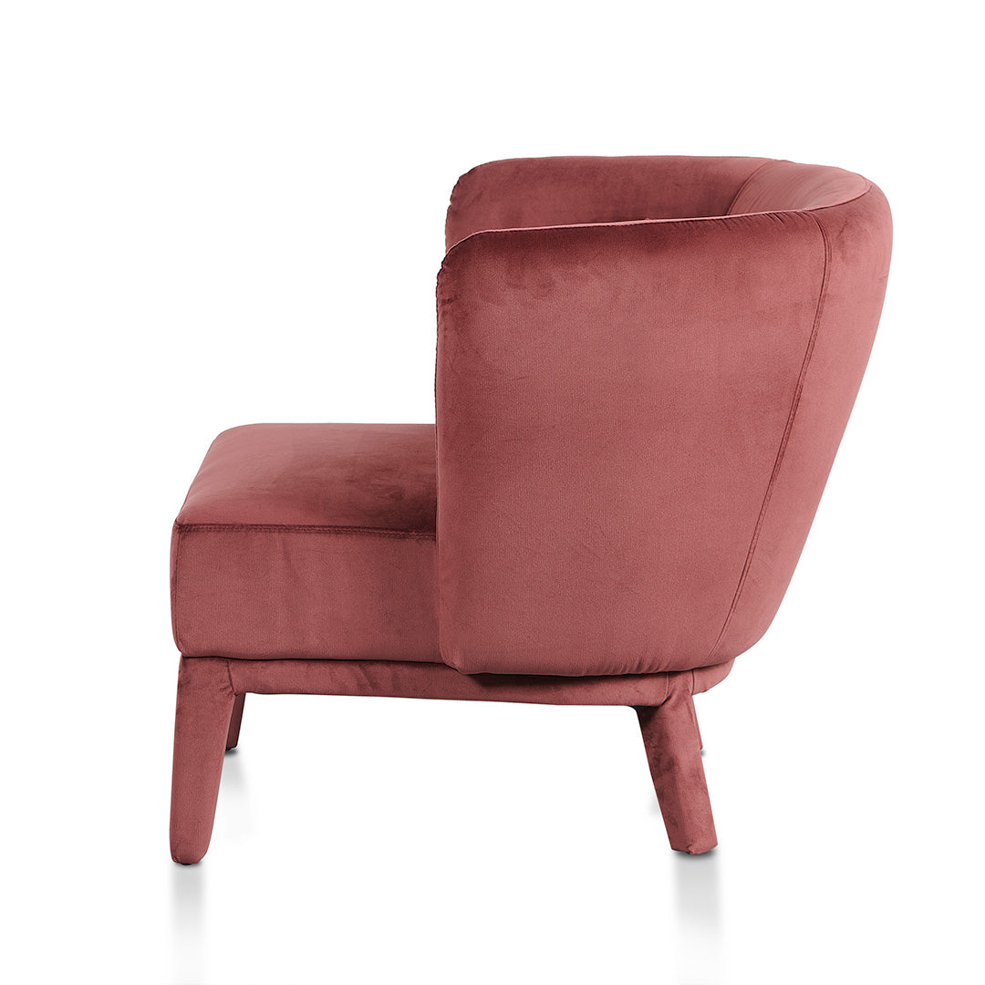 Fabric Armchair - Elegant Plum