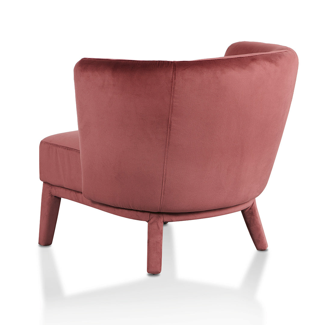 Fabric Armchair - Elegant Plum