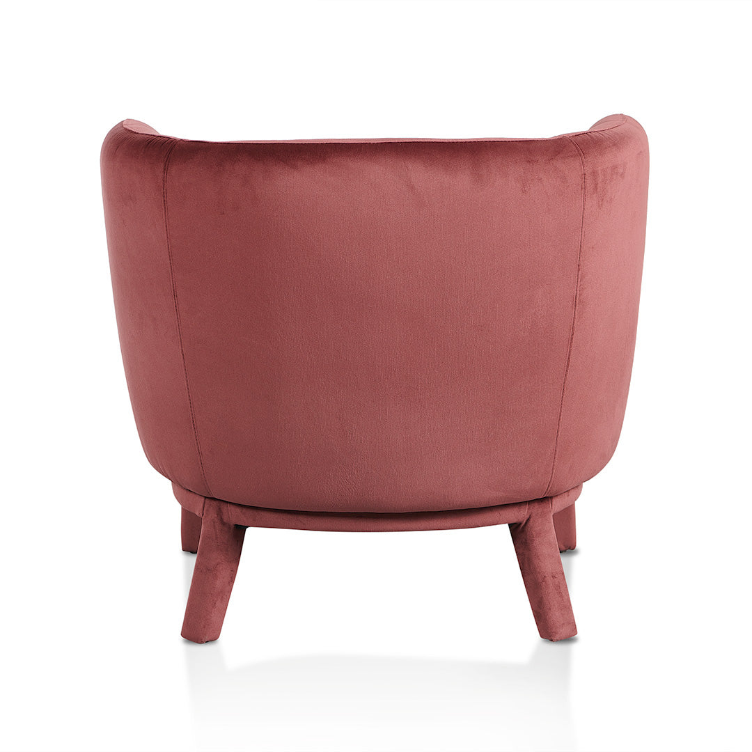 Fabric Armchair - Elegant Plum