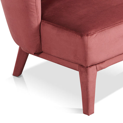 Fabric Armchair - Elegant Plum