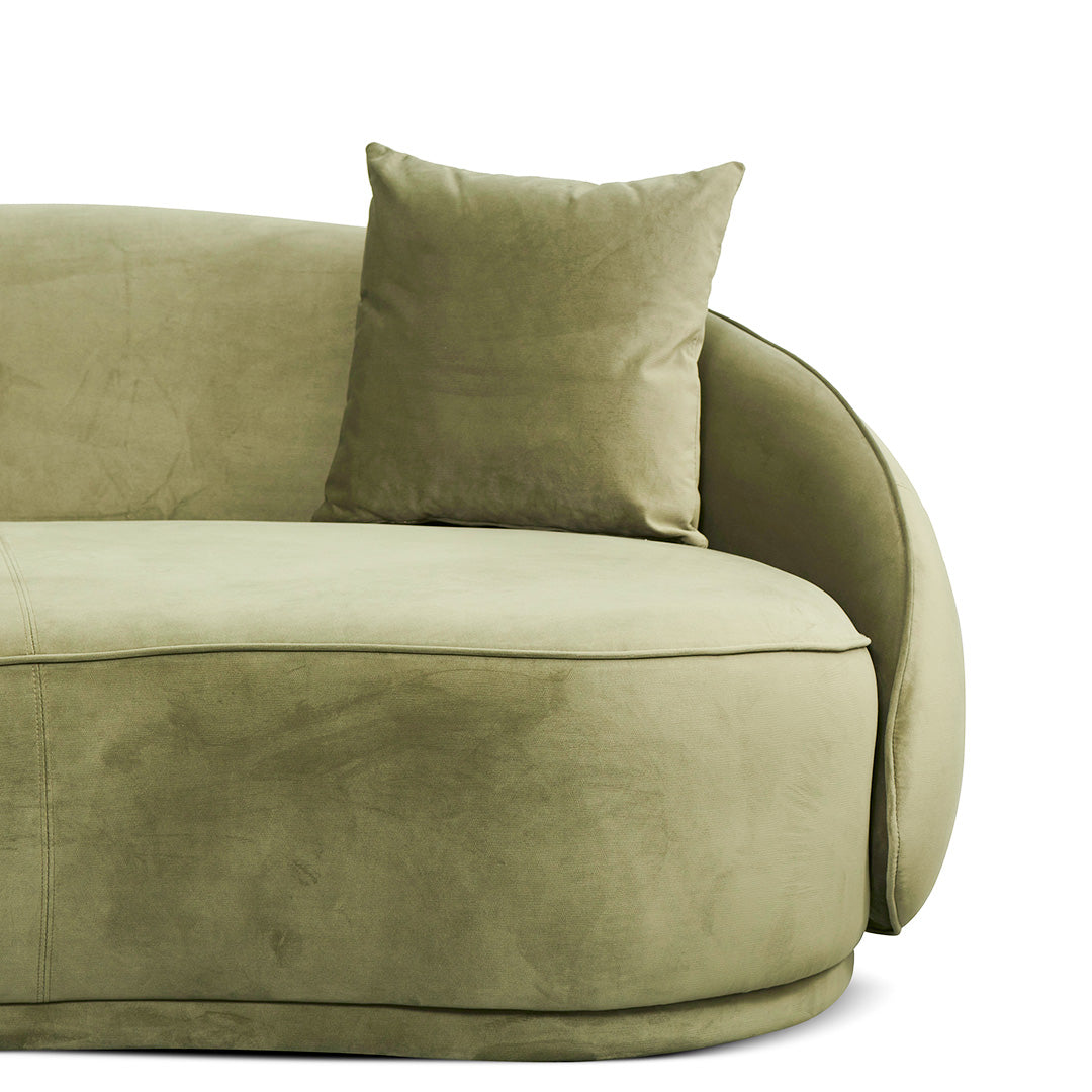 4 Seater Fabric Sofa - Elegant Sage