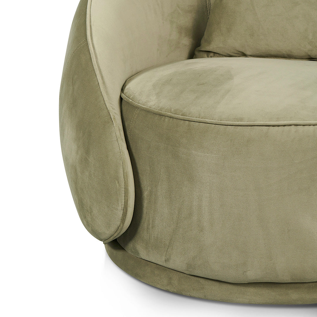 Fabric Armchair - Elegant Sage