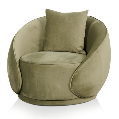 Fabric Armchair - Elegant Sage