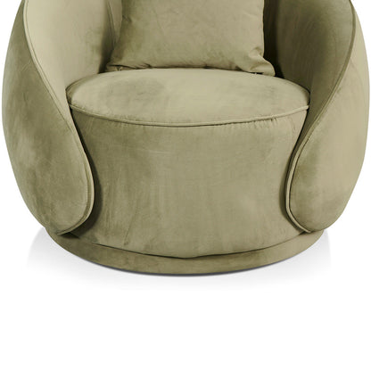 Fabric Armchair - Elegant Sage