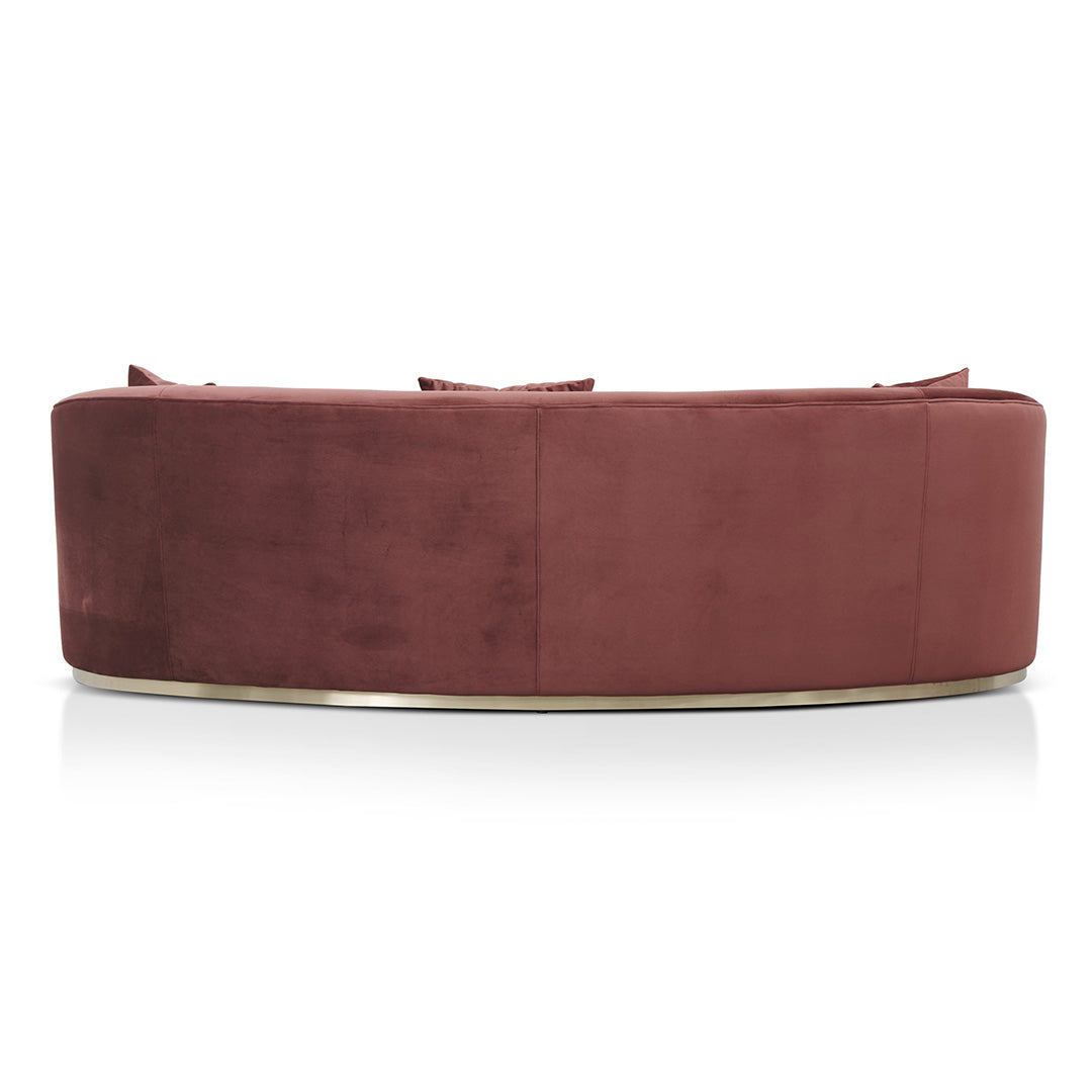 3 Seater Sofa - Elegant Plum