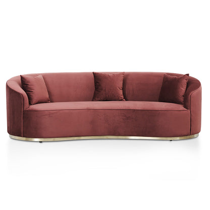 3 Seater Sofa - Elegant Plum