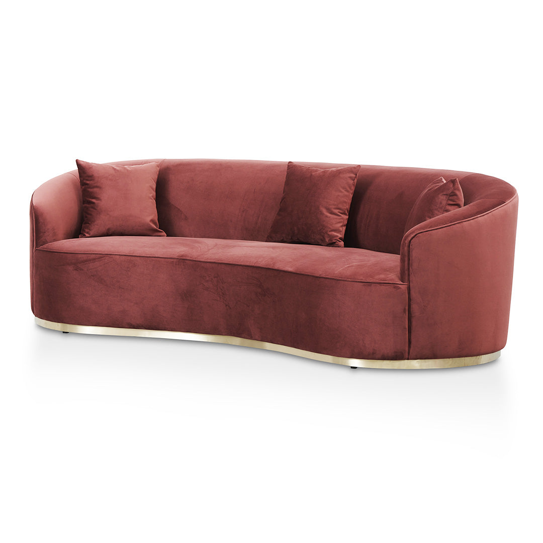 3 Seater Sofa - Elegant Plum