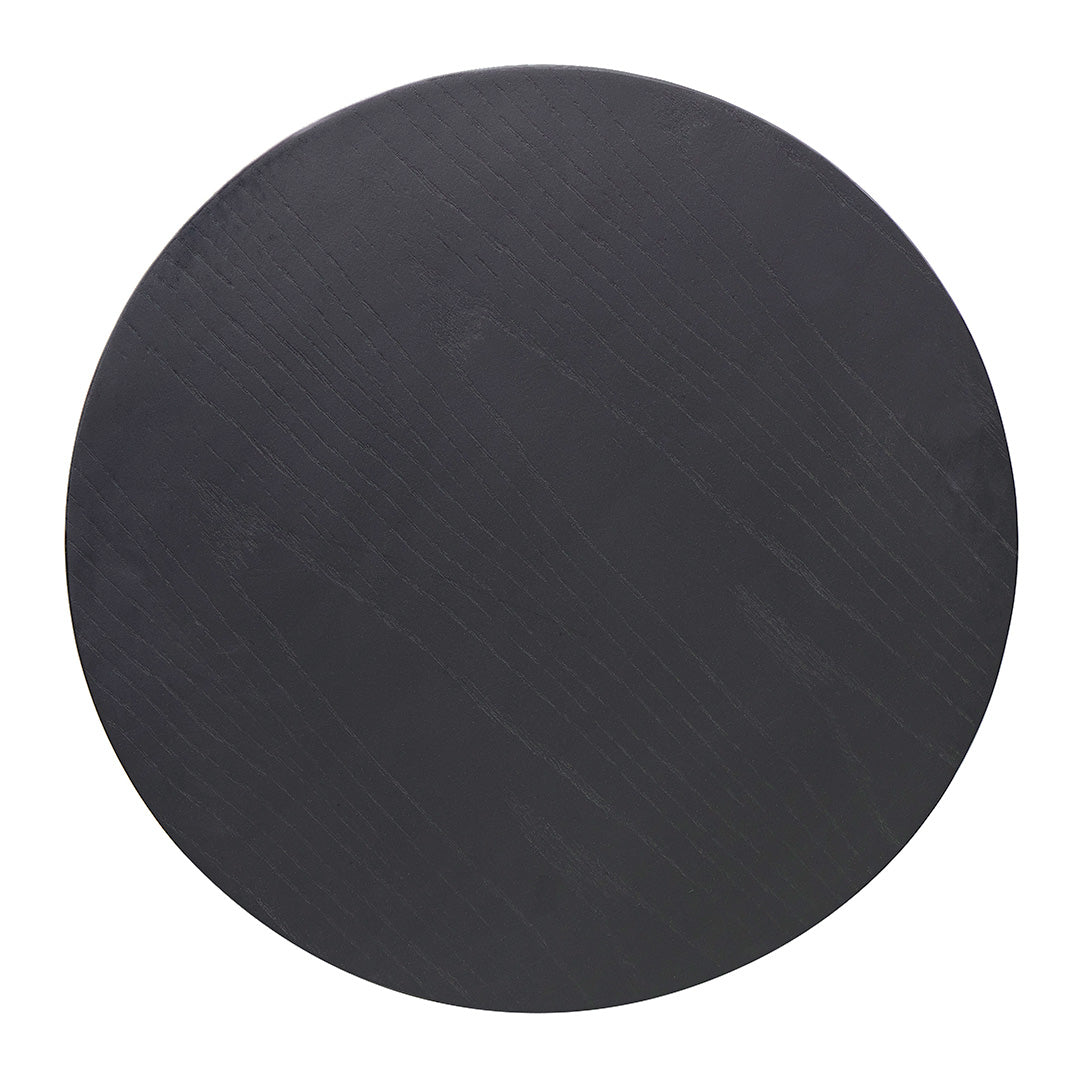 Round Side Table - Full Black