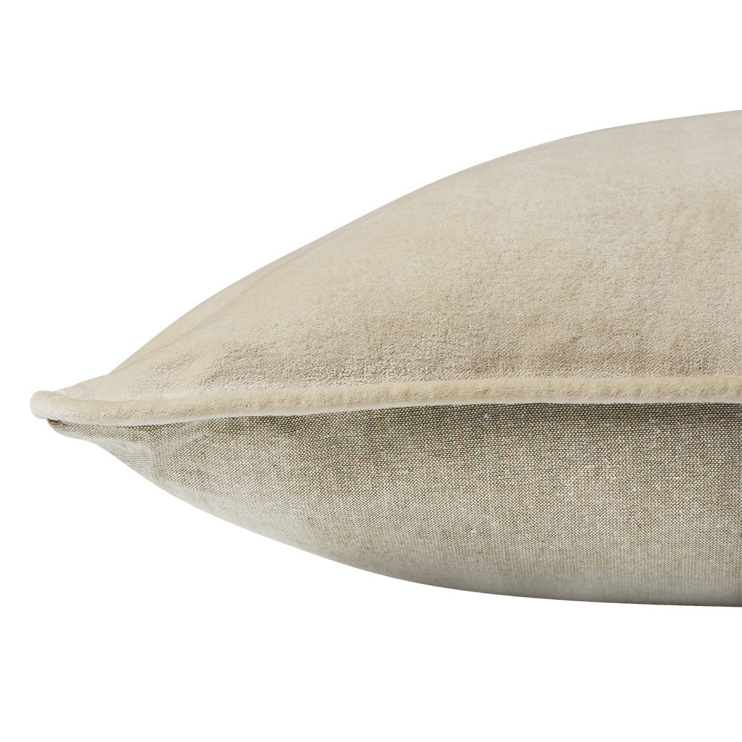 Classic Velvet Cushion Cover Taupe - 50 x 50cm