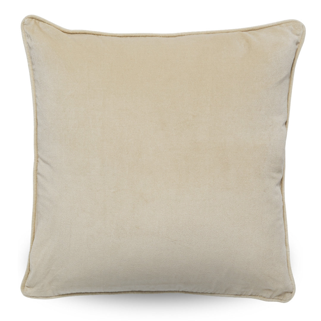 Classic Velvet Cushion Cover Taupe - 50 x 50cm