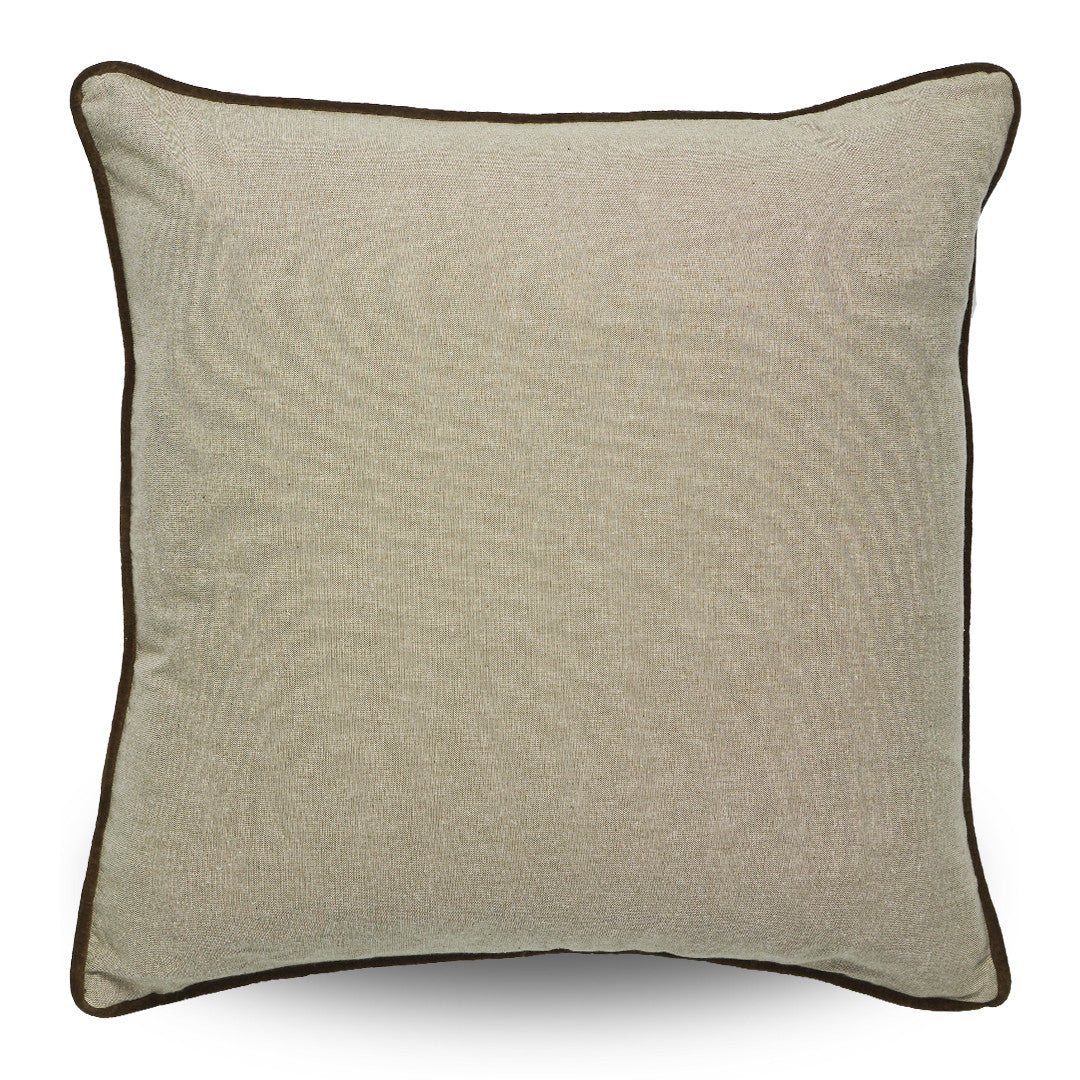 Classic Velvet Cushion Cover Walnut - 50 x 50cm