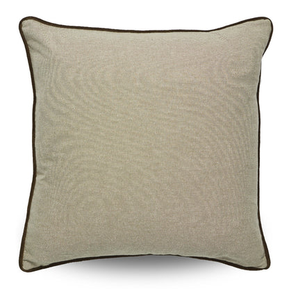 Classic Velvet Cushion Cover Walnut - 50 x 50cm