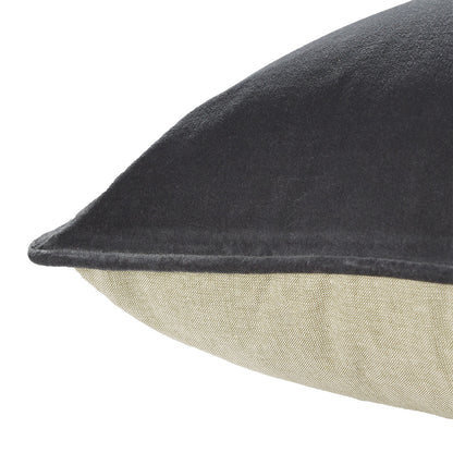 Classic Velvet Cushion Cover Grey - 50 x 50cm