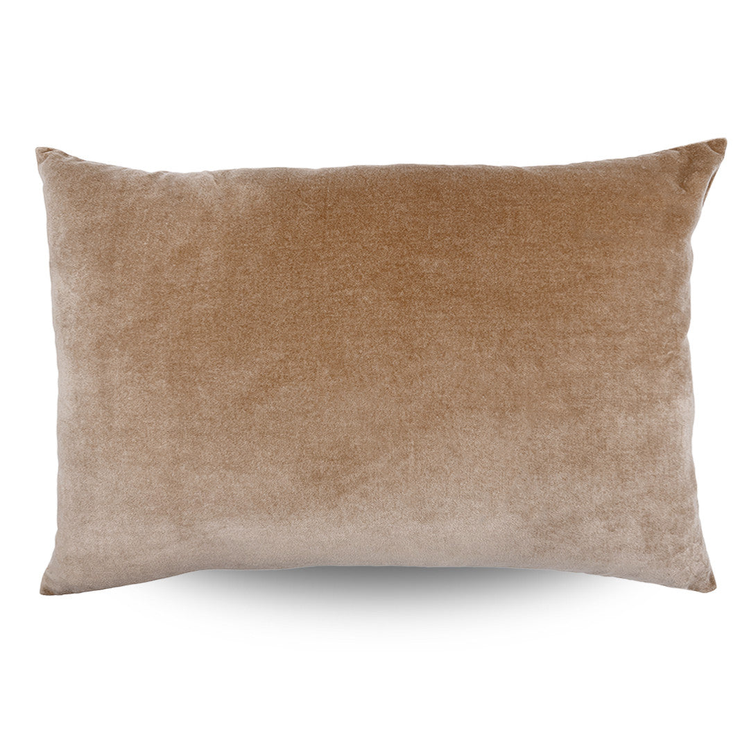 Classic Rectangular Velvet Cushion Cover Mink - 40 x 60cm