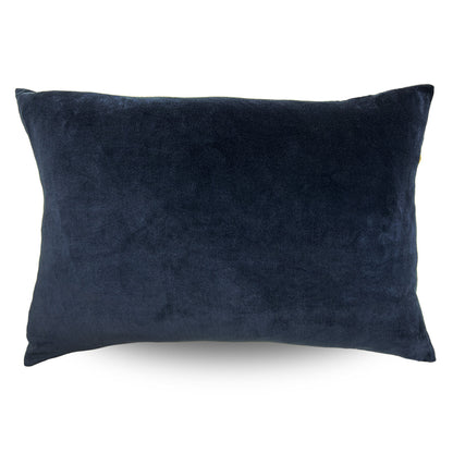 Classic Rectangular Velvet Cushion Cover Midnight - 40 x 60cm