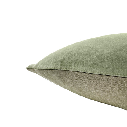 Classic Rectangular Velvet Cushion Cover Pistachio - 40 x 60cm