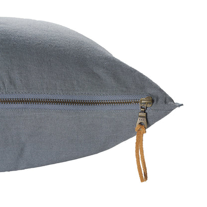 Panama Linden Cushion Cover Denim - 50 x 50cm