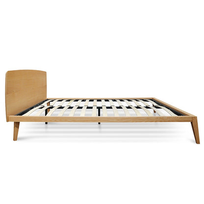 King Sized Bed Frame - Natural Oak