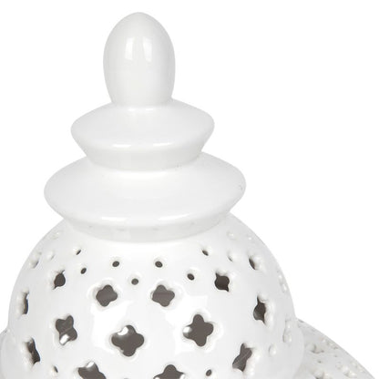 Anisah Temple Jar - Medium White