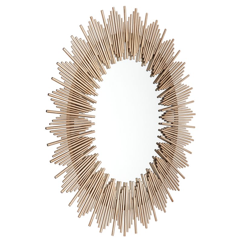 Solara Wall Mirror - Antique Gold