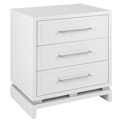 Peyton Bedside Table - Large White