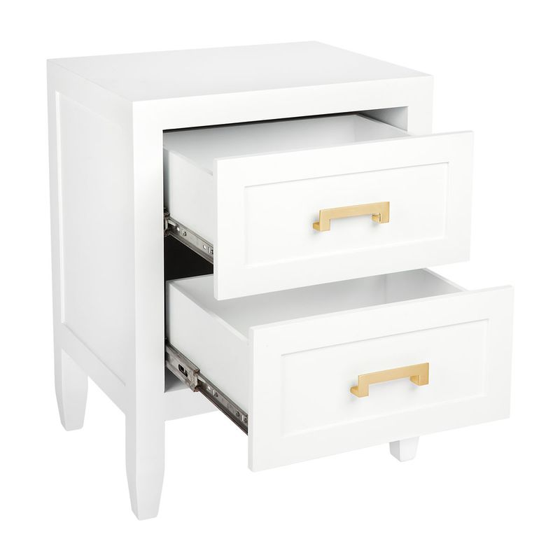 Sophia Bedside Table - Small White