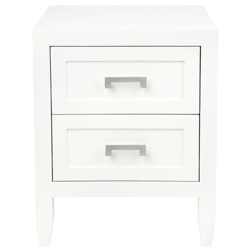 Sophia Bedside Table - Small White