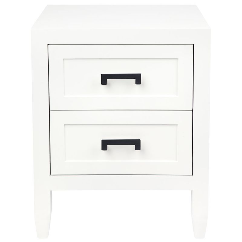 Sophia Bedside Table - Small White