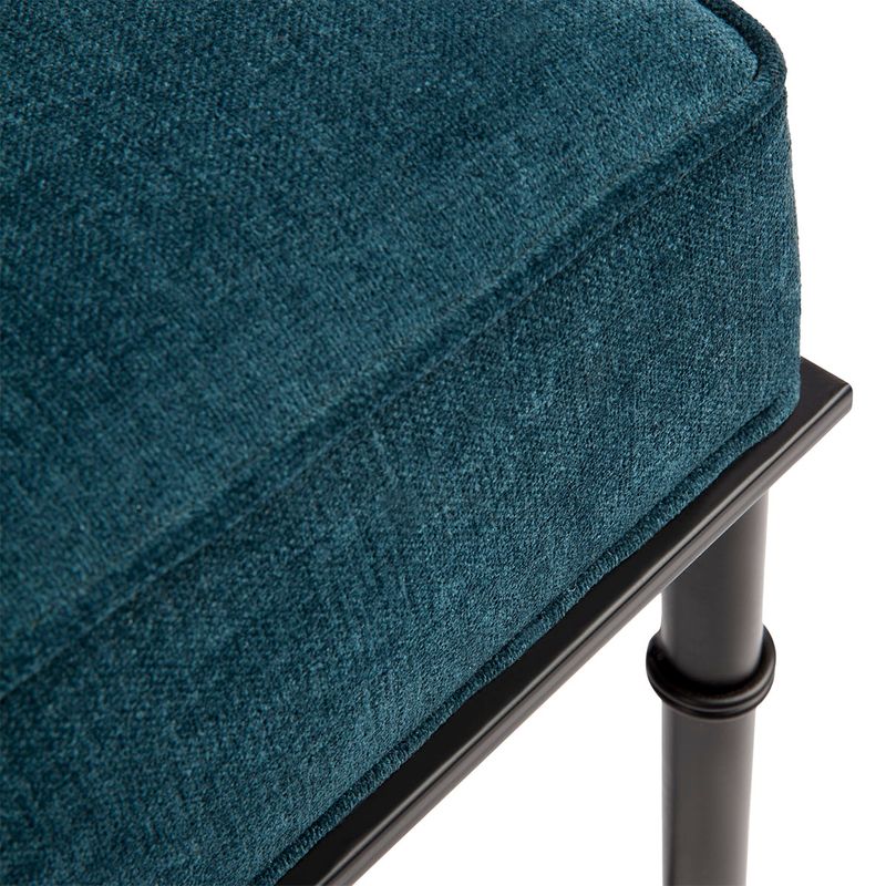 Aciento Stool - Teal Chenille