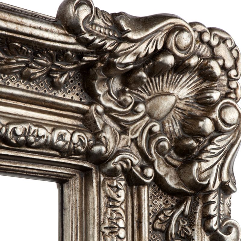 Guinevere Floor Mirror – Antique Silver