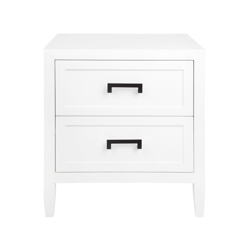 Sophia Bedside Table - Large White