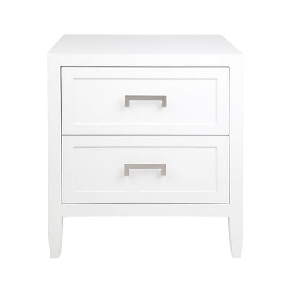 Sophia Bedside Table - Large White