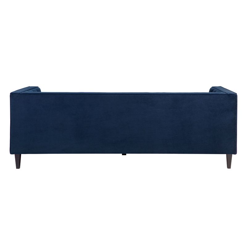 Eleganca 3 Seater Tufted Sofa - Navy Velvet