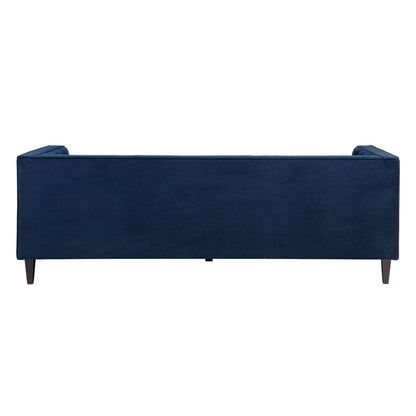 Eleganca 3 Seater Tufted Sofa - Navy Velvet